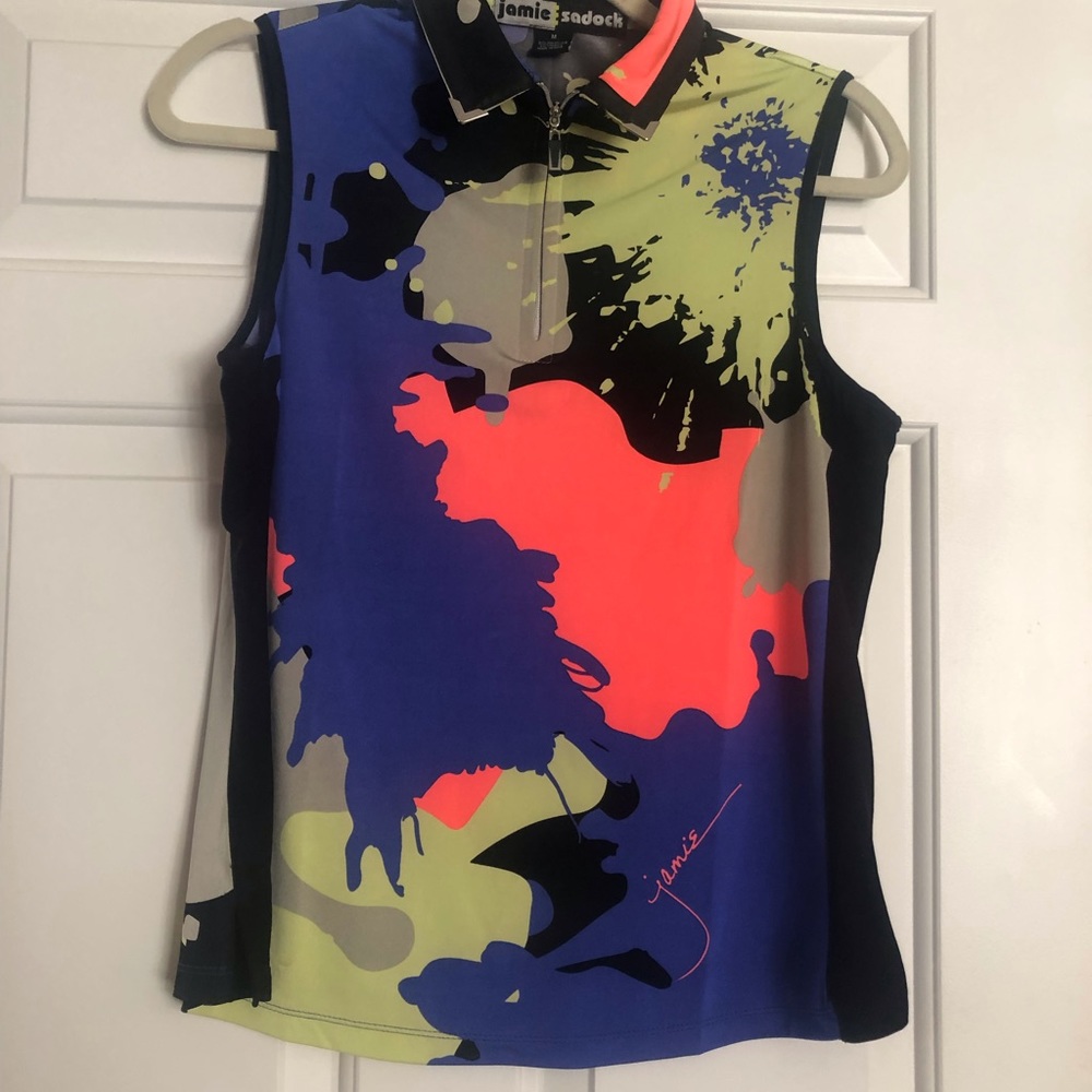 Jamie Sadock Sleeveless Golf Top medium